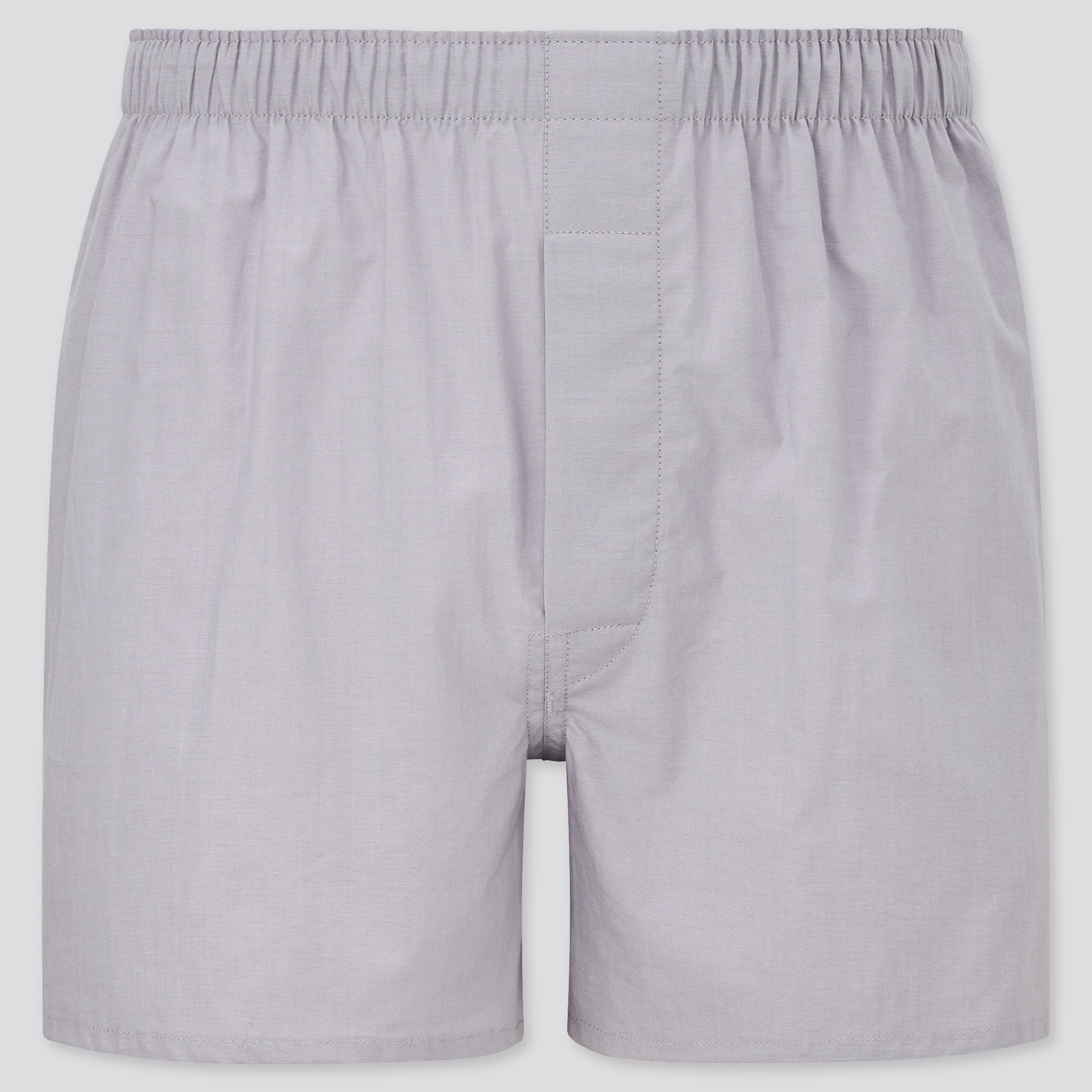 Boxers Mens Woven Check Print Poly Cotton Boxer Shorts Underwear Plain Trunks 